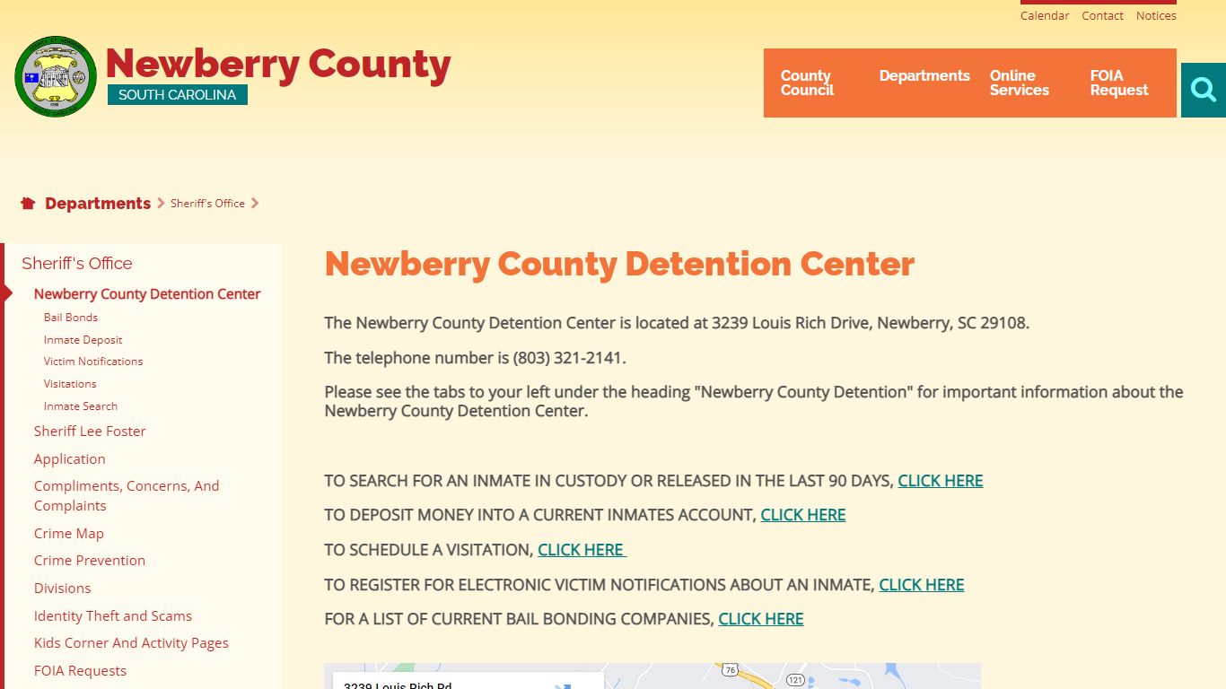 Newberry County Detention Center | Newberry County